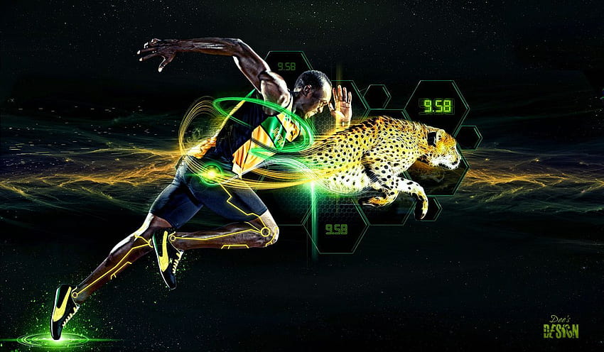Usain Bolt Running Meme - Usain Bolt Wins Gold In 100m Race