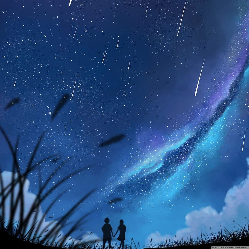 Étoiles filantes dans le ciel Art ❤ pour, Dell Sky Fond d'écran de téléphone HD