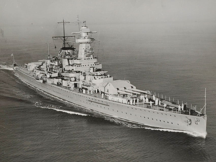 Kapal perang Jerman Bismarck, Bismark WW2 Jerman Wallpaper HD