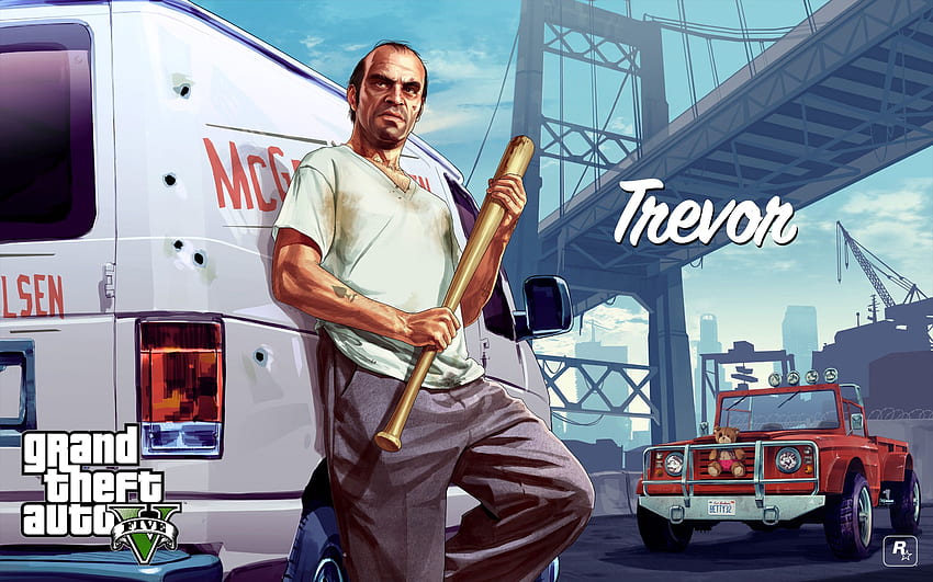 Trevor Character From Gta 5, Games, , , Background, and HD wallpaper
