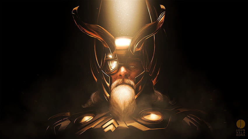 Odin, marvel comics, artwork HD wallpaper