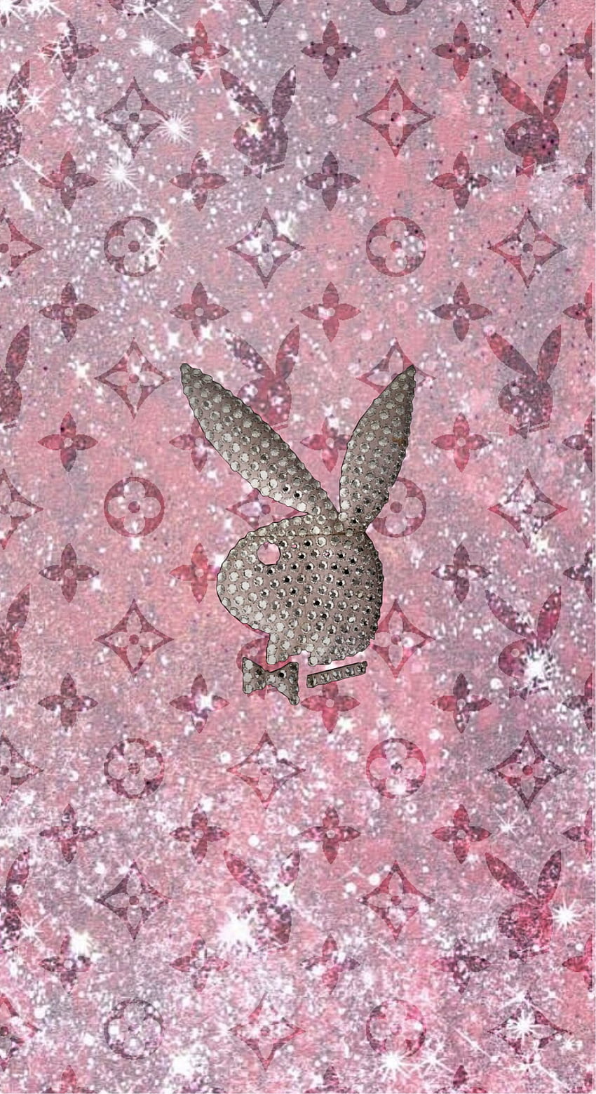 iced out pink playboy bunny aesthetic wallpap, 00's Aesthetic wallpaper ponsel HD