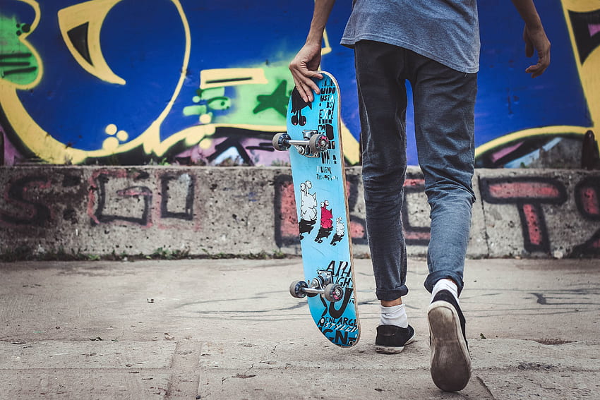 Sport, hobby, skateboard, skateboarder Sfondo HD