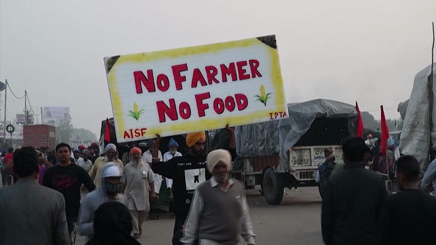 Why India farmers are protesting and blocking access to New Delhi - CNN Video, No Farmers No Food HD wallpaper