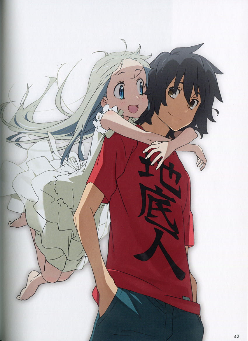 Menma and Jinta.. AnoHana. ✦ Anohana ✦. Anime, Anohana, Manga anime, Ano Hana Sad Anime Rain HD phone wallpaper