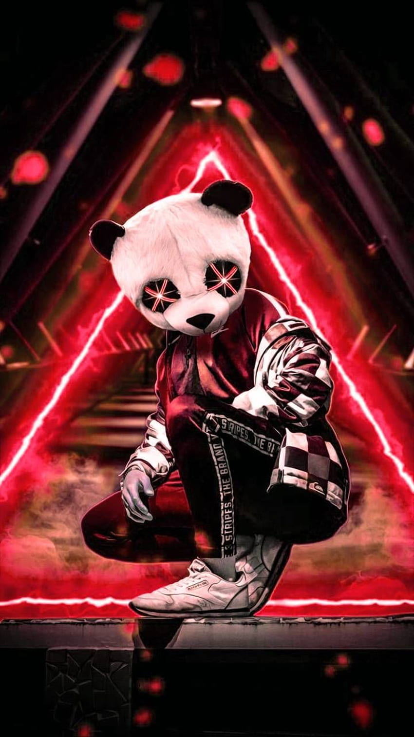 Neon Panda by EfeYildirim - ff now. Browse millions of popular 4. Cute panda , Panda , Cartoon, Crazy Panda HD phone wallpaper