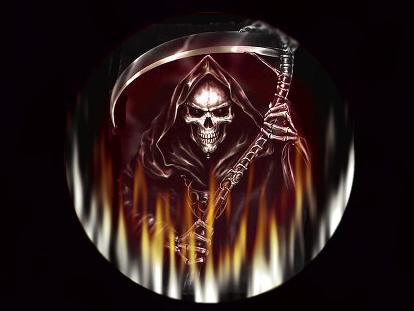Batfarts on Death. Grim reaper and Gothic, Death Skull HD wallpaper