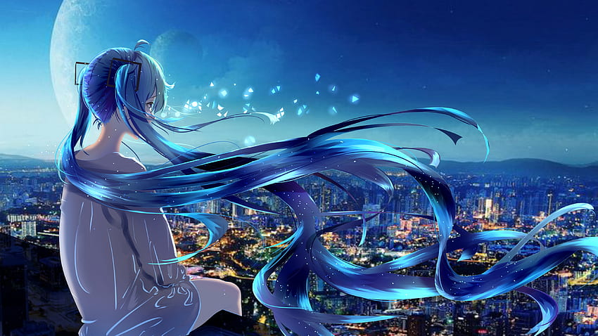 Anime girl , Alone, Fantasy, , Fantasy, Anime Girl Alone Light HD wallpaper
