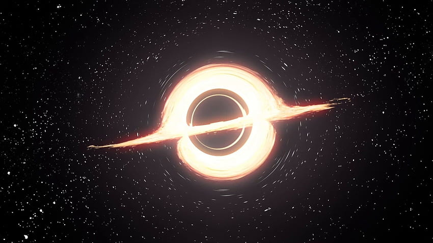 Анимирана черна дупка, междузвездна черна дупка HD тапет