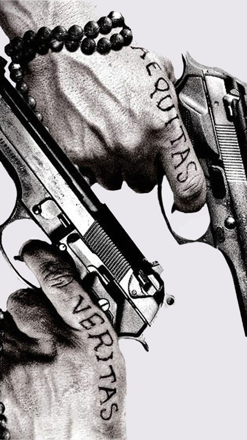 Start of a gangster tattoo by Jason  Under the Gun Tattoo  Facebook