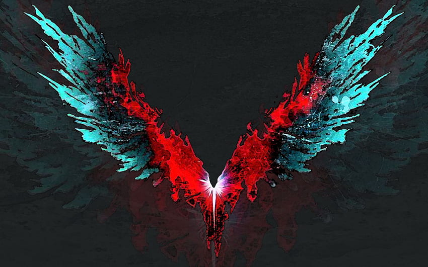 Devil May Cry 5, video game, wings, logo , , 16:10 HD wallpaper