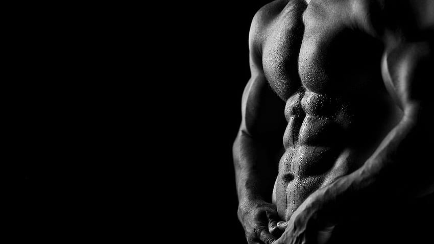 Fitness . Six-Pack-Bauchmuskeln, Ab-Workout-Männer, Fitness HD-Hintergrundbild