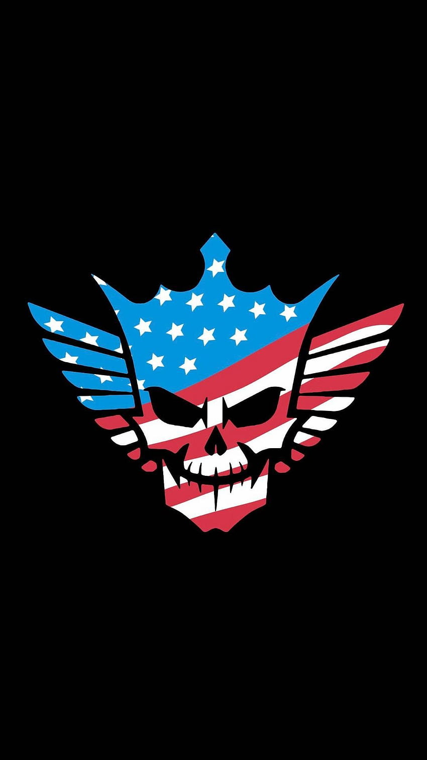 James auf AEW. Cody Rhodes, Wrestling-Poster, Schädel, American Nightmare HD-Handy-Hintergrundbild