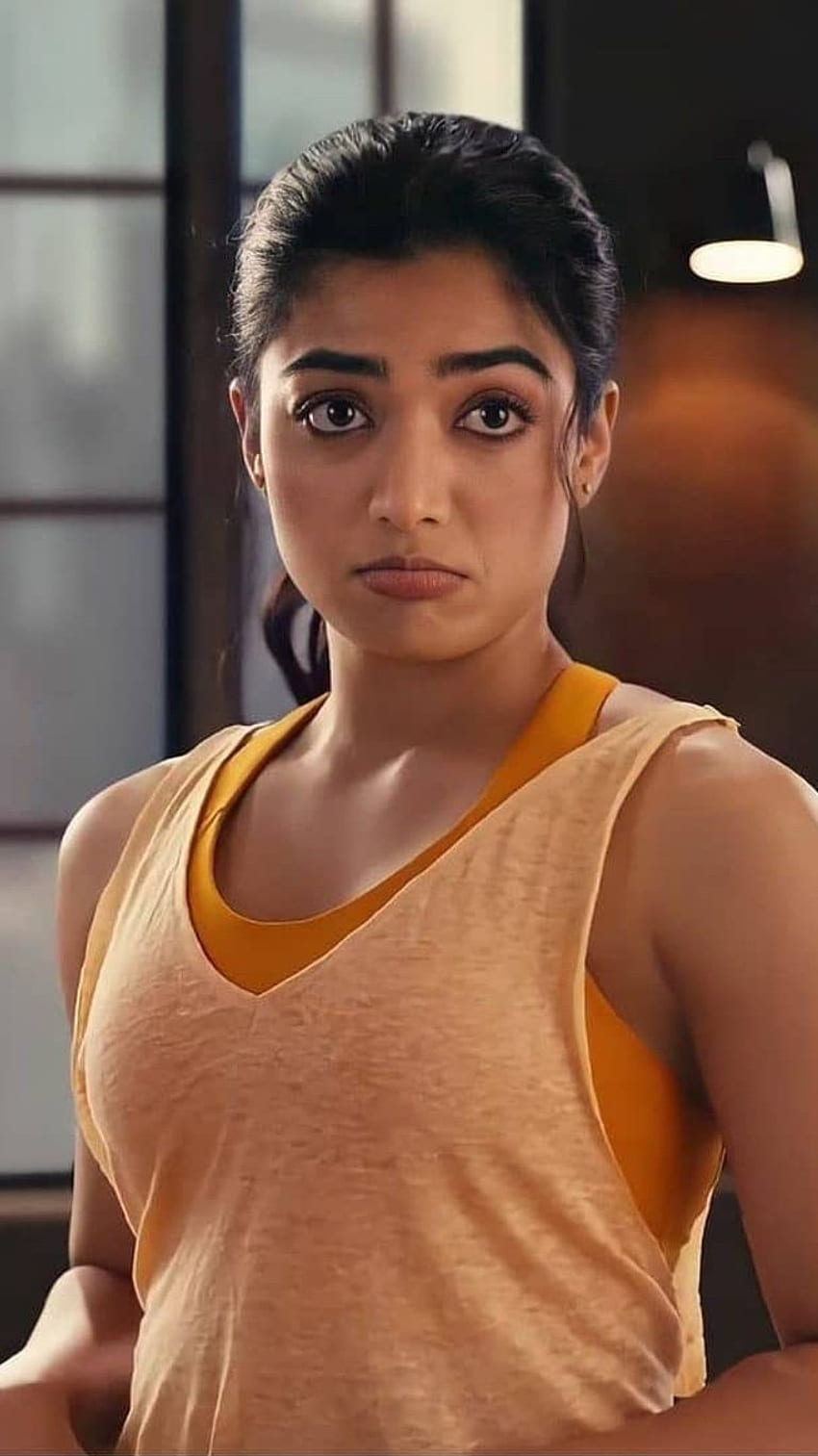 Rashmika mandanna, telugu actress, fitness HD phone wallpaper