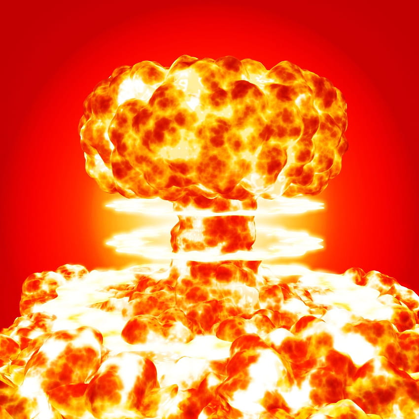 Bombas explosiones atómicas bomba nuclear. Bomba nuclear, Explosión de bomba atómica, Icono fondo de pantalla del teléfono