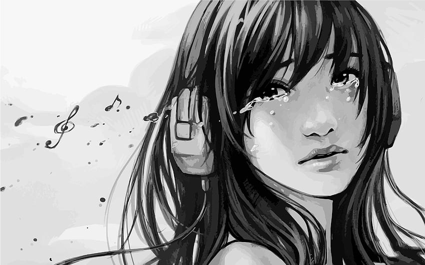 Crying anime drawings HD wallpapers | Pxfuel
