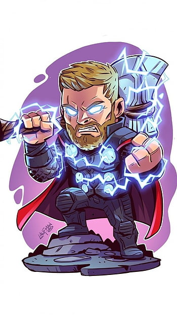 Thor cartoon HD wallpapers | Pxfuel