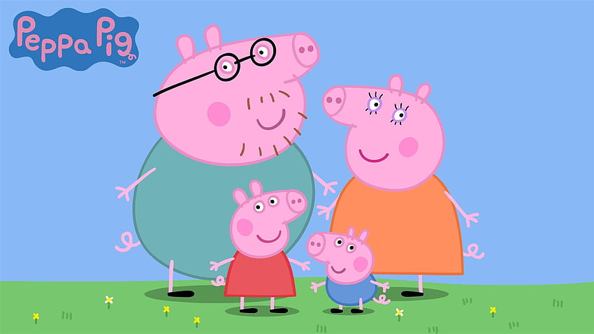 Peppa Pig Family - Awesome HD wallpaper