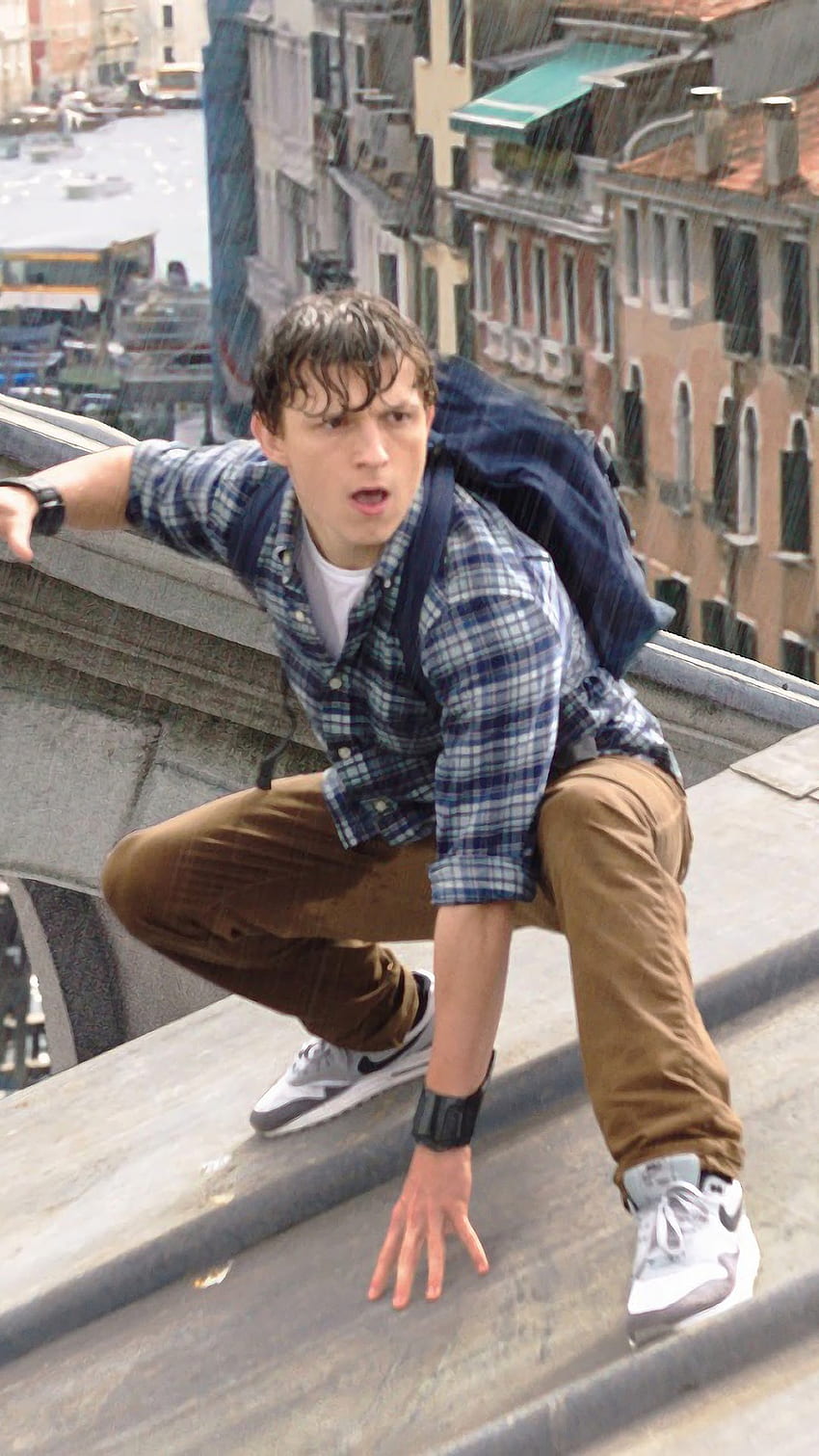 Spider Man: Far From Home, Peter Parker, Tom Holland Phone , , Background, And . Mocah, Tom Holland Cute HD phone wallpaper