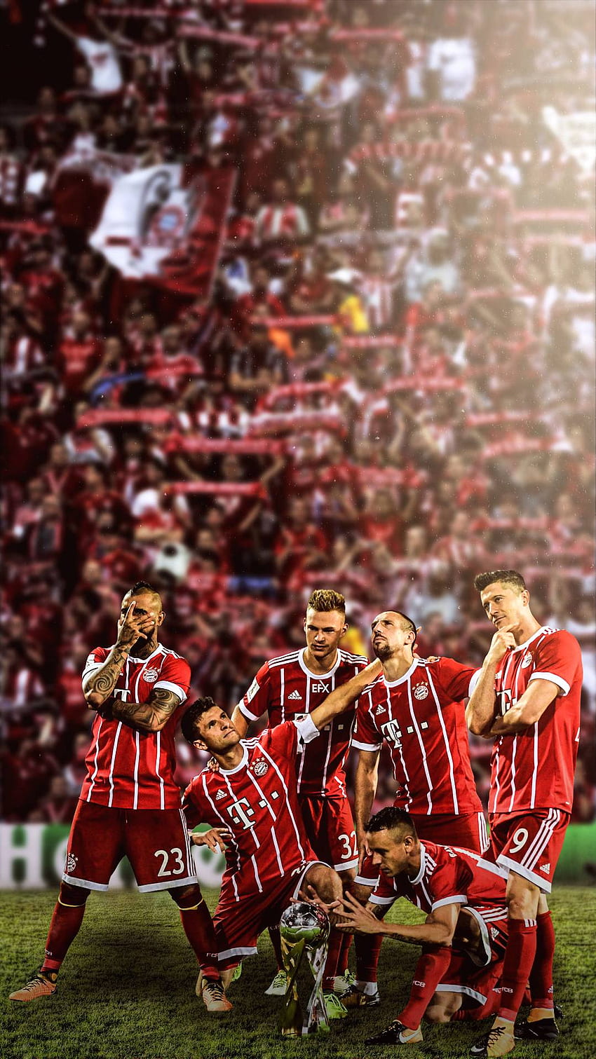 FC Bayern Munich 2018 ทีมบาเยิร์น มิวนิค วอลล์เปเปอร์โทรศัพท์ HD