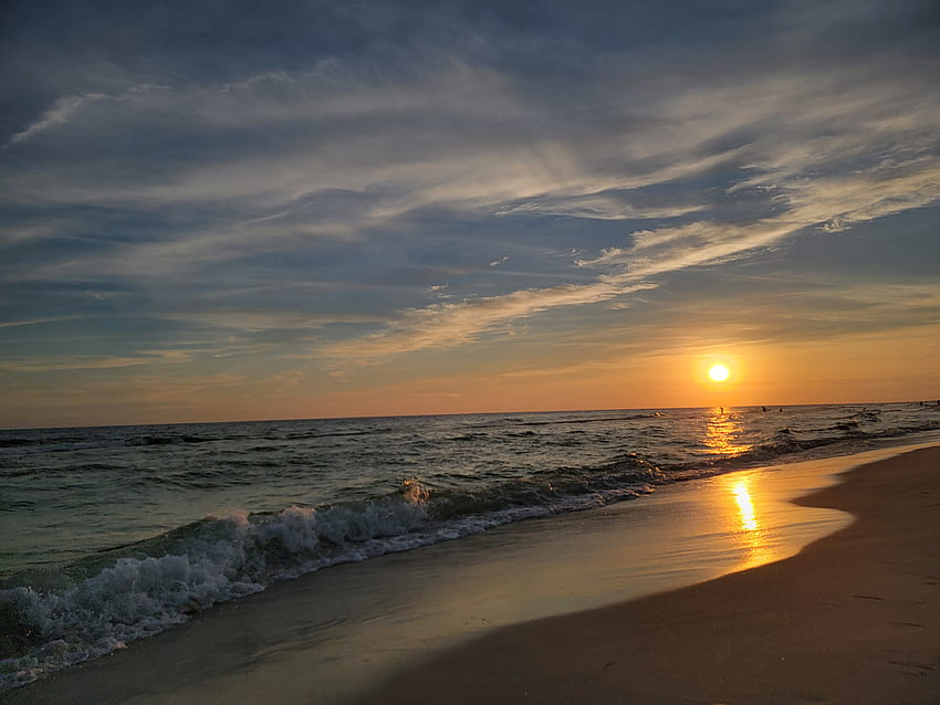 Destin Sunset2, florida, beach, sunset HD wallpaper
