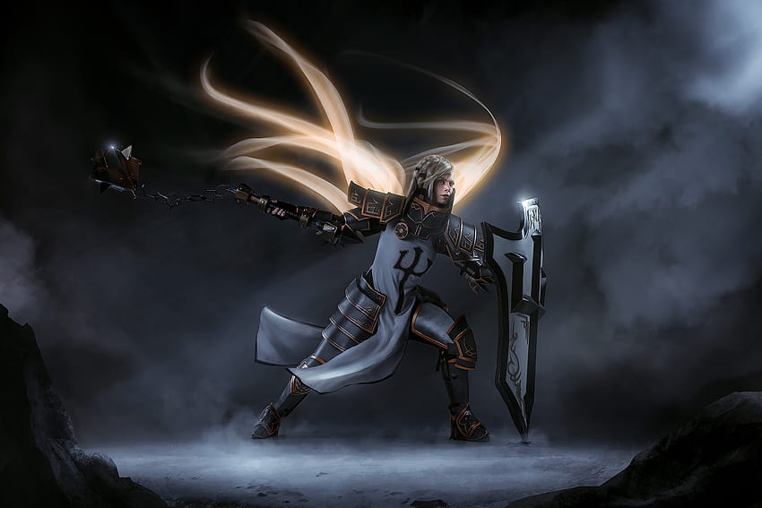 / ksenia shelkovskaya, Diablo III, Crusader (Diablo), Frauen, Cosplay HD-Hintergrundbild