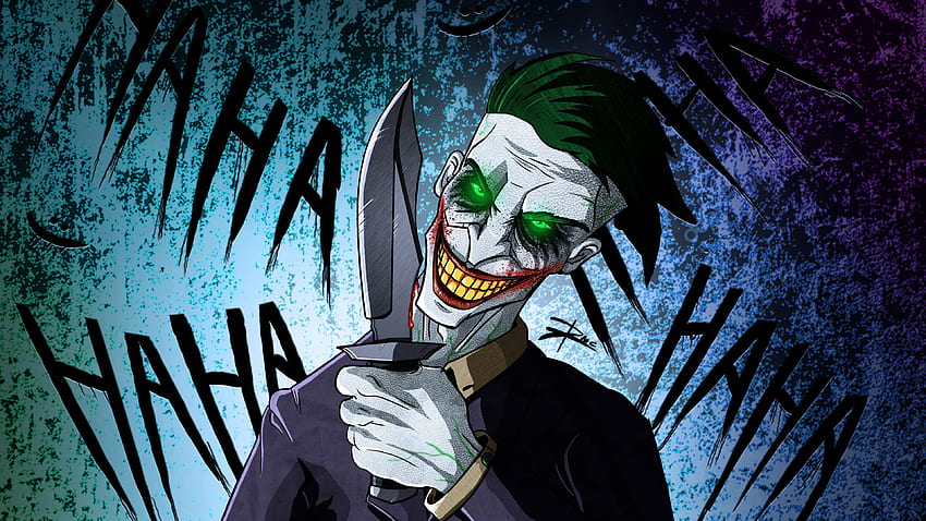 Crazy Joker Art Supervillain , Joker , Dijital Sanat , Wallpa. Joker Sanatı, Joker , Joker Sanatı, Anime Joker HD duvar kağıdı