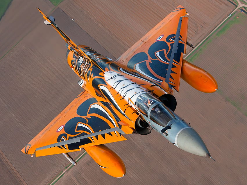 Dassault Mirage 2000, jet, jet fighter, fighter jet, french air force HD wallpaper