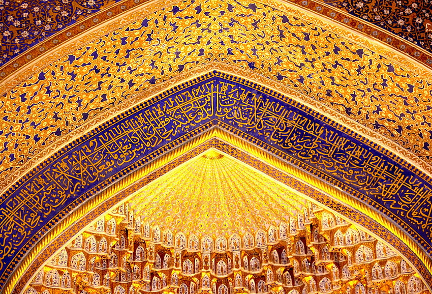 stock of samarkand, tilya kori madrasah, uzbekistan HD wallpaper