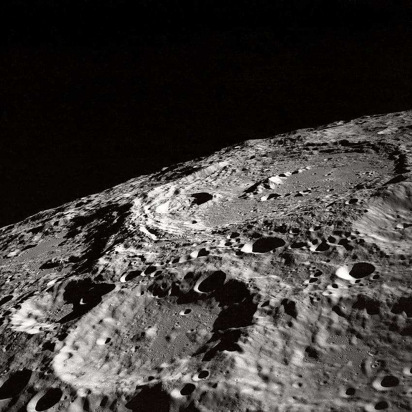 จักรวาล ดวงจันทร์ ความโล่งใจ หลุมอุกกาบาต วอลล์เปเปอร์โทรศัพท์ HD