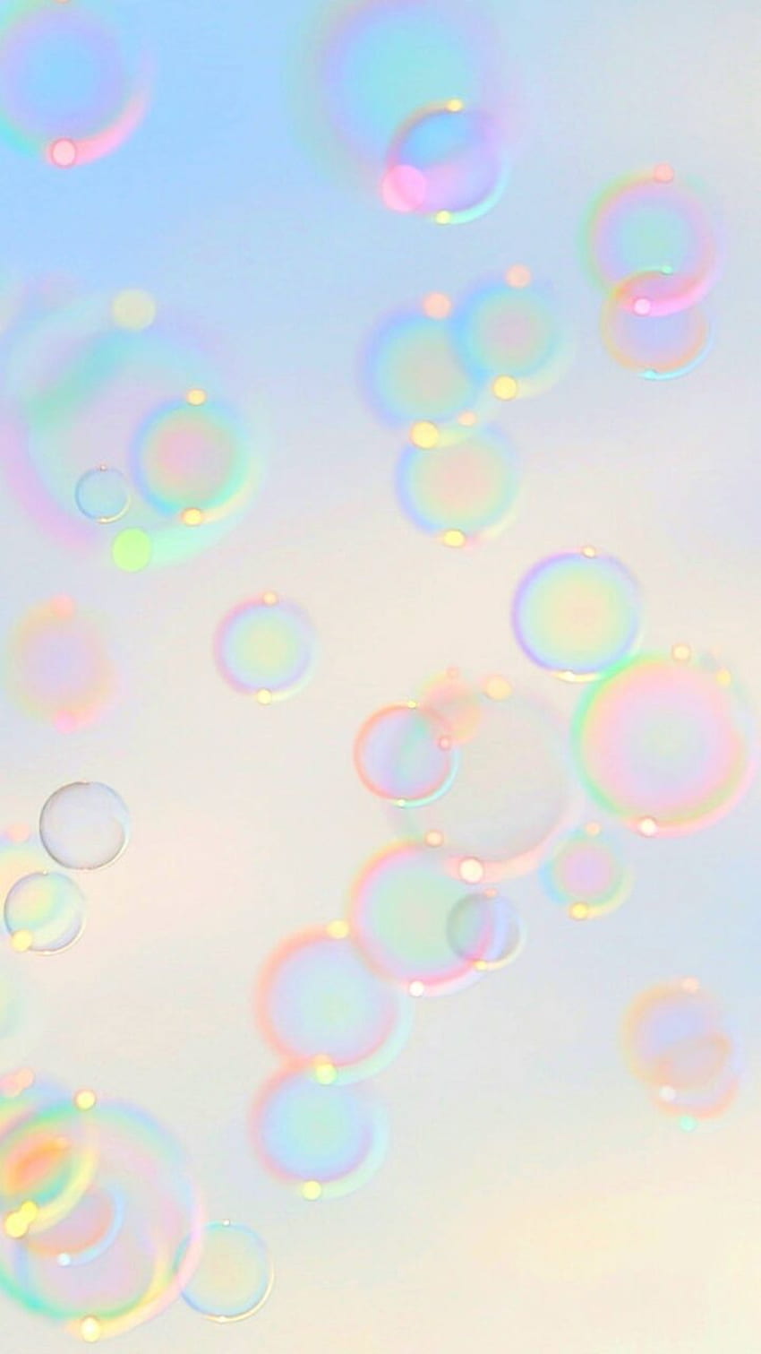 Pastel Colors Aesthetic Blue And Pink, Pastel Bubbles HD phone ...