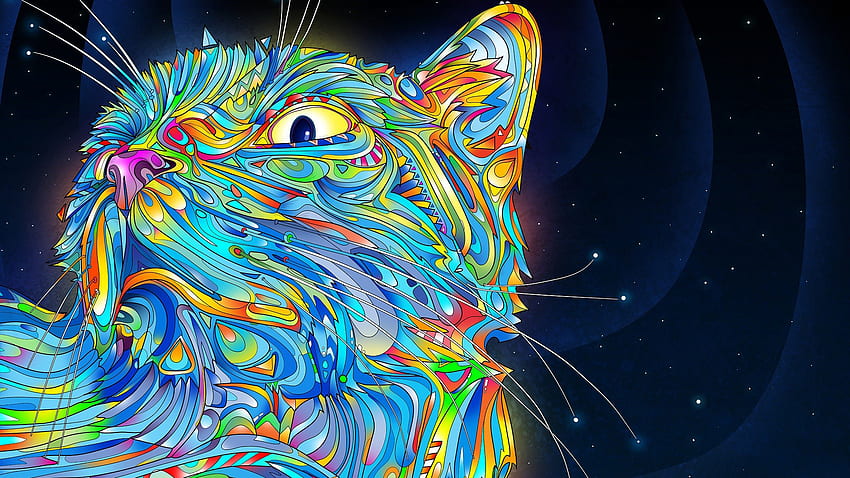 Galaxy Cat กาแล็กซี่แมวมหัศจรรย์ วอลล์เปเปอร์ HD