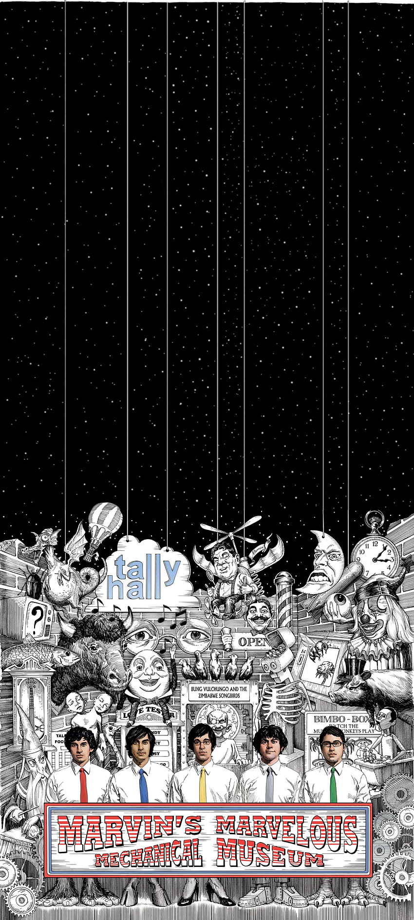 Tally Hall MMMM, Kunst, Musik, Album, Tallyhall HD-Handy-Hintergrundbild