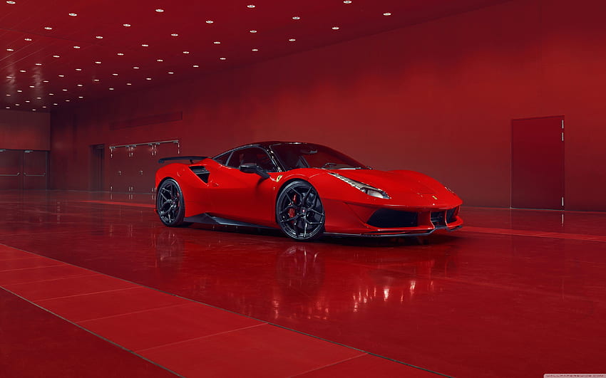 Ferrari Red Car Ultra Tło dla U TV: Wiele wyświetlaczy, podwójny i potrójny monitor: Tablet: Smartfon, niesamowity samochód Tapeta HD