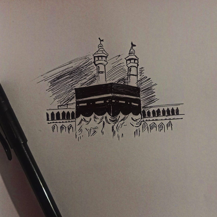 Makkah Drawing Step By Step  Khana Kaba Drawing Tutorial   httpswwwyoutubecomchannelUCzehAtNeb7RrcYKH4Ig1A INSTAGRAM  LINK httpswwwinstagramcommohsinayazshameer00 mecca  makkah  By Iamayaz  Facebook