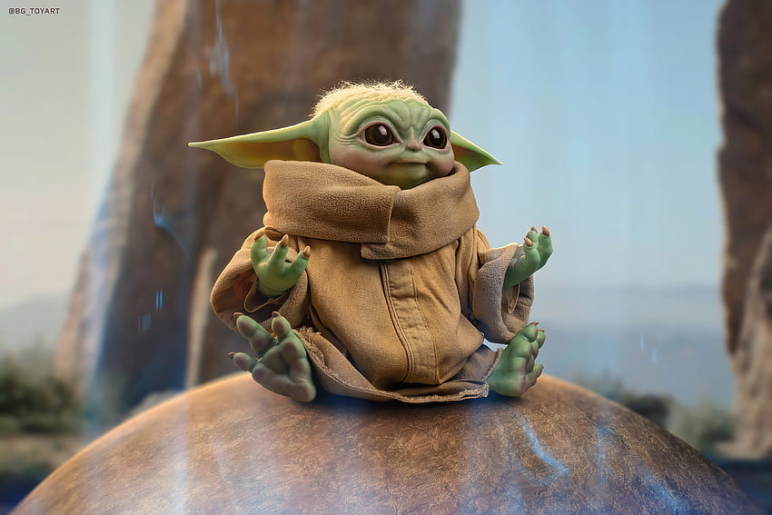 Bébé Yoda, Grogu (Star Wars) Ultra. Arrière-plan . Fond d'écran HD