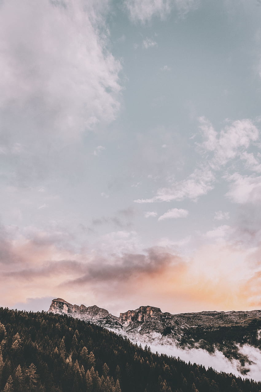 Alam, Langit, Pegunungan, Awan, Italia, Puncak, Atas, Tyrol Selatan, Badia wallpaper ponsel HD