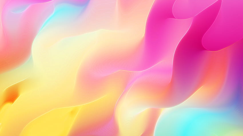 Fluidic, gradient, smooth & colorful HD wallpaper
