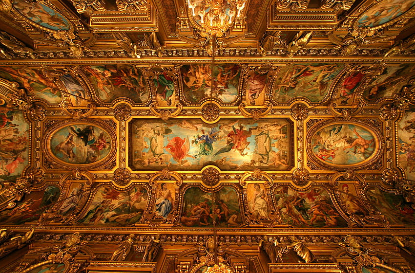 The Paris Opera House HD wallpaper