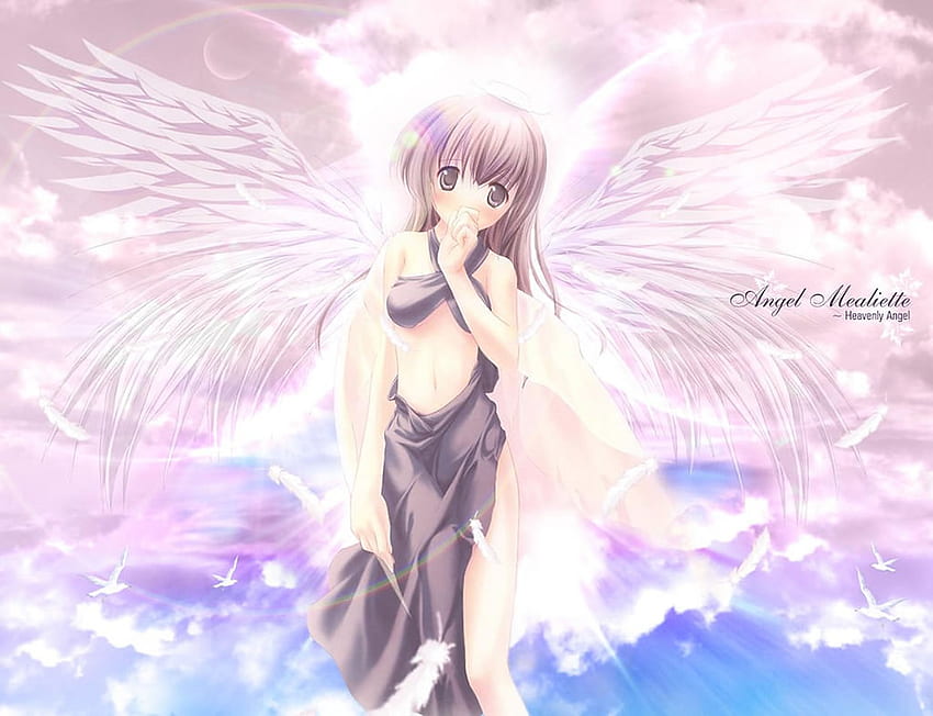 Anime Beautiful Girl Angel HD Png Download  Transparent Png Image   PNGitem
