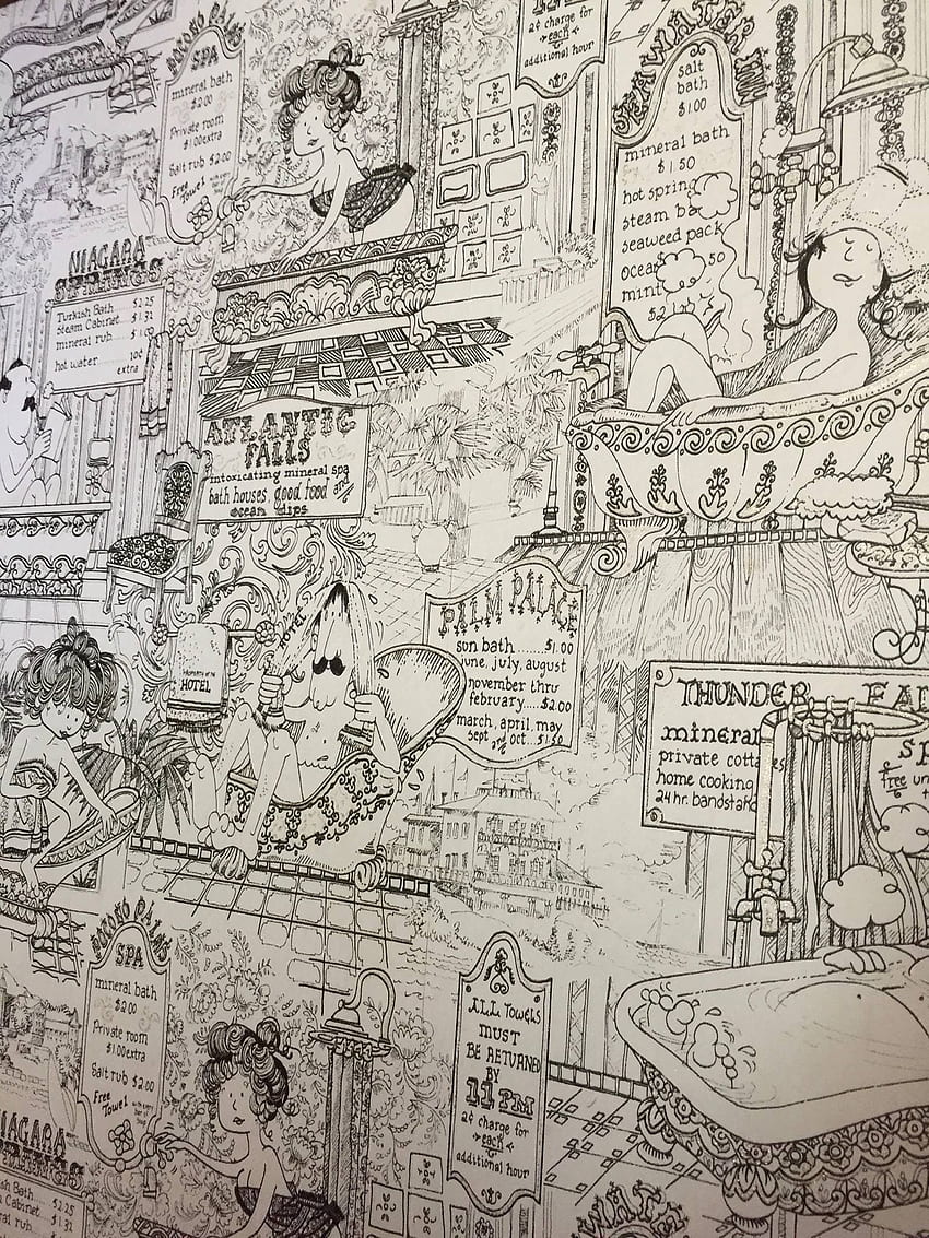 Vintage de casa de banho dos desenhos animados. Vintage , Mapas do mundo vintage, vintage Papel de parede de celular HD