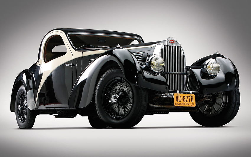 Bugatti type 57, Mobil Antik, Klasik, Bugatti Tua Wallpaper HD