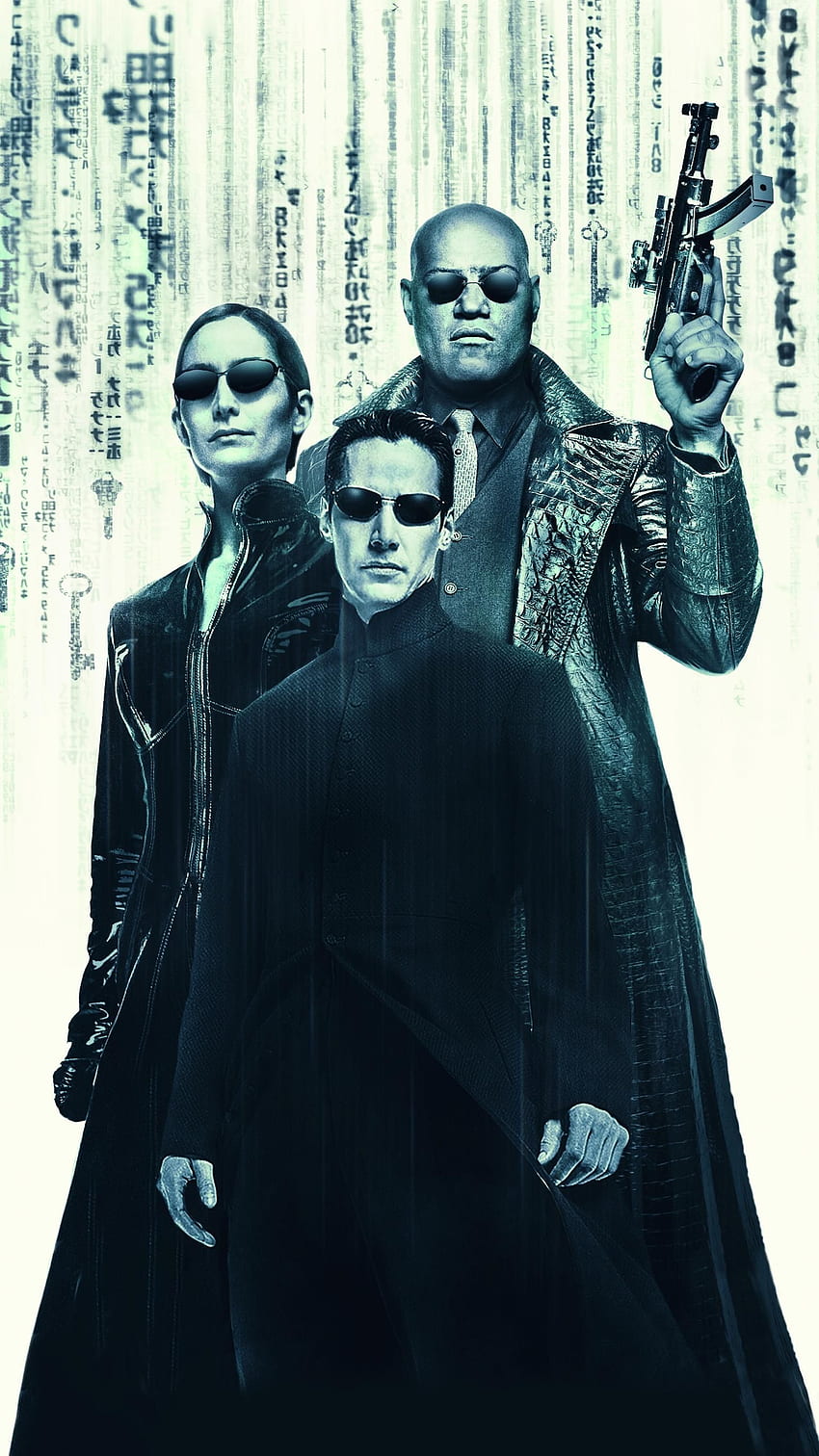 Le téléphone Matrix Reloaded (2003) . Moviemania. Le film Matrix, Matrix reloaded, Matrix film, Keanu Reeves Matrix Fond d'écran de téléphone HD