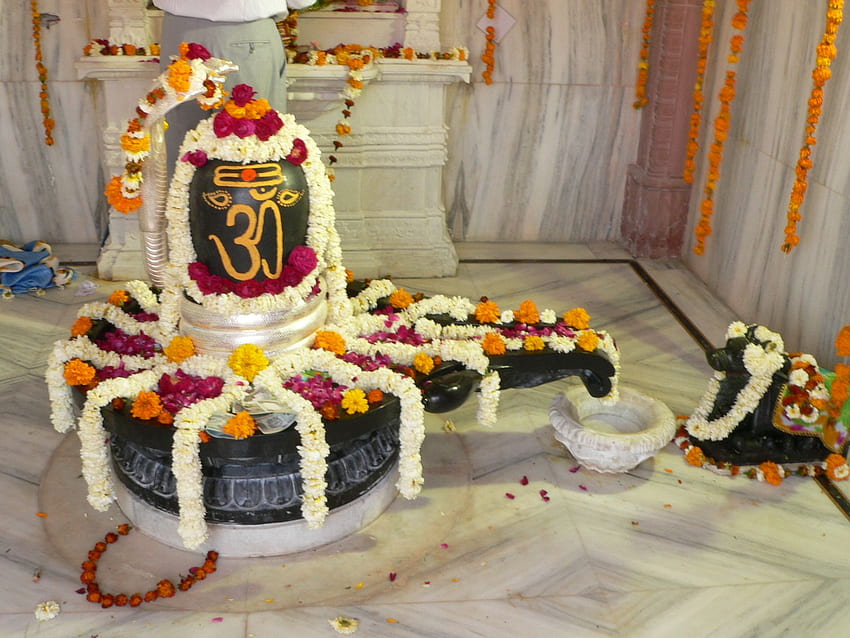 Lord Shiva Lingam, Somnath Mahadev HD-Hintergrundbild