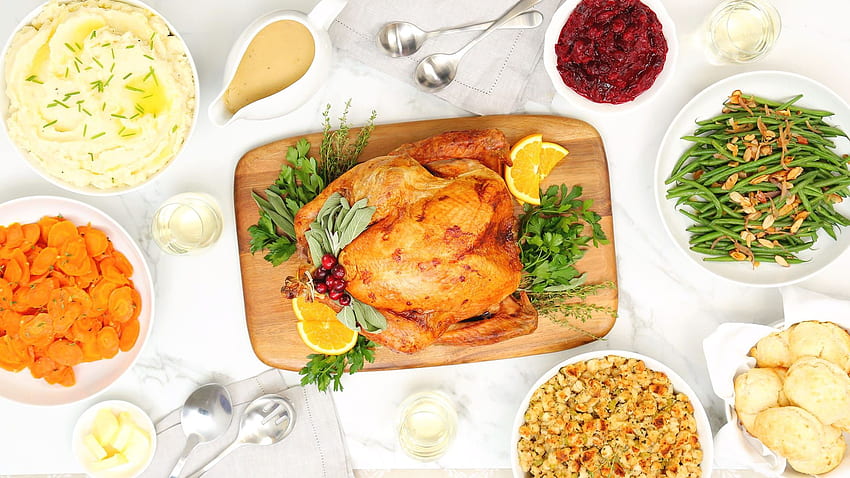 Thanksgiving Dinner for Less Than $75 PLUS Shopping List, Classic Thanksgiving HD wallpaper