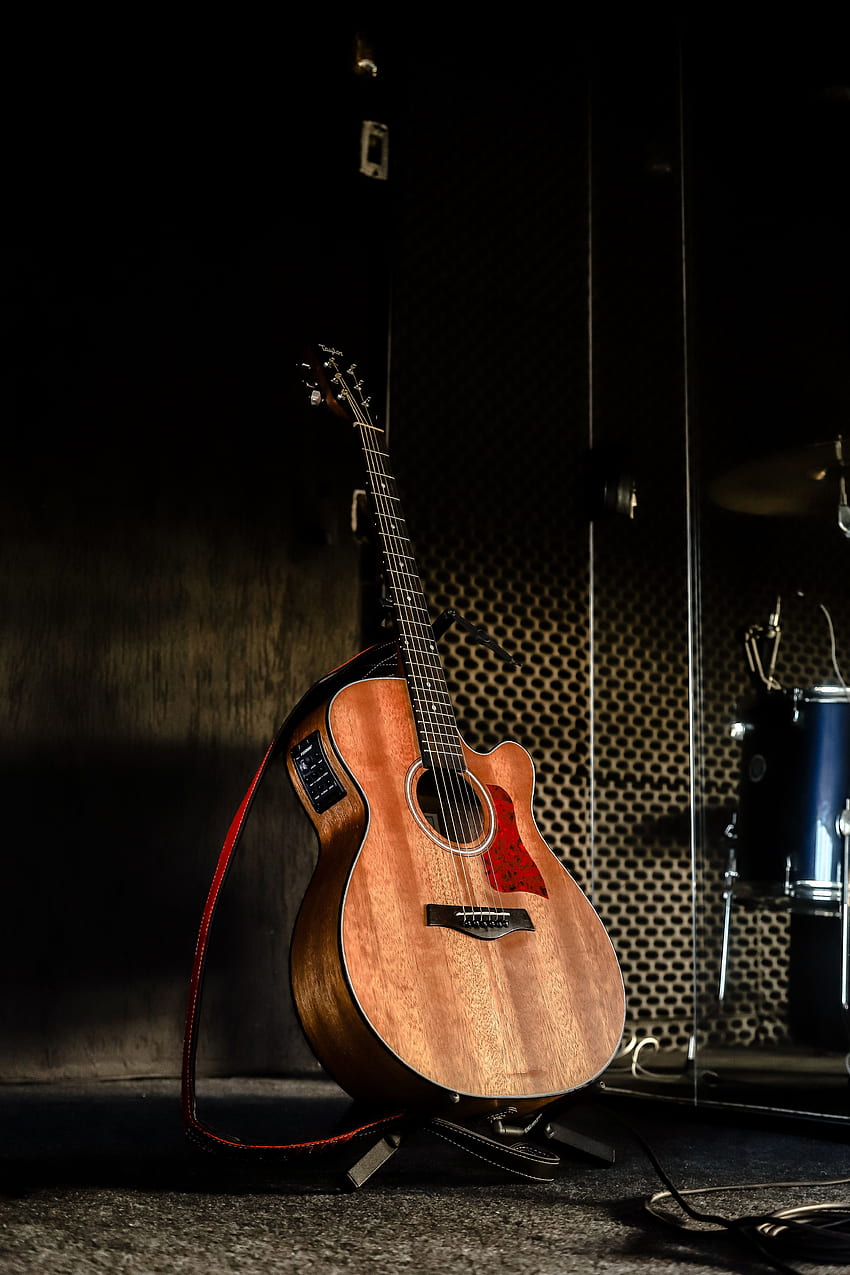 Music, Brown, Guitar, Musical Instrument, Acoustic Guitar HD phone wallpaper