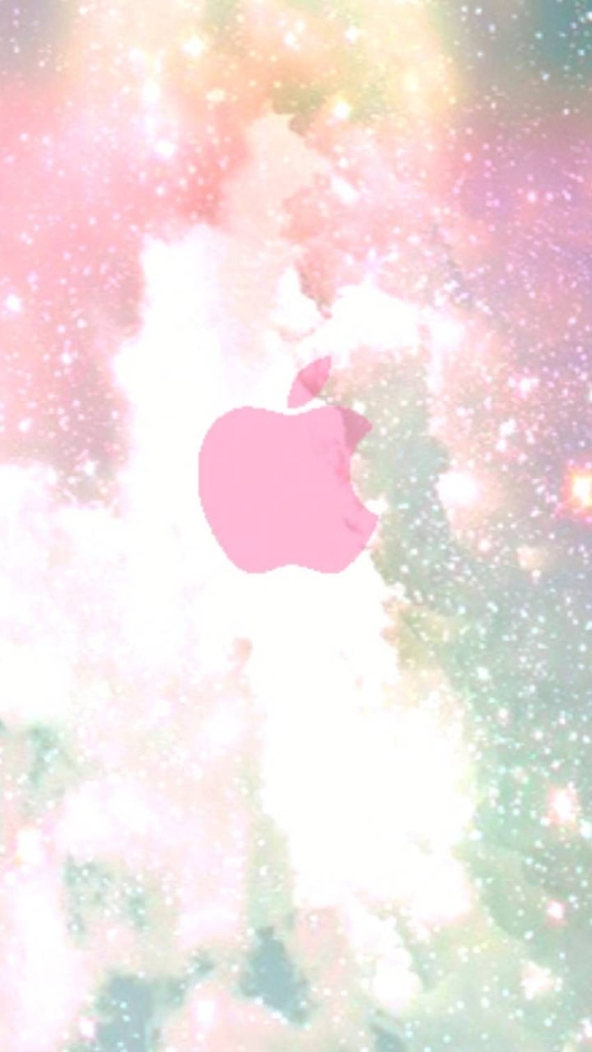 Logo apel pastel, Pastel MacBook wallpaper ponsel HD