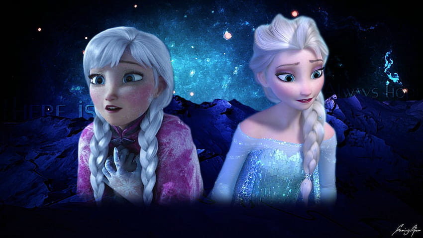 Elsa y Anna, Elsa rosa congelada fondo de pantalla