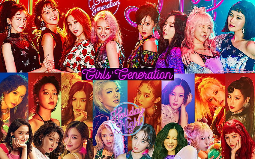 SNSD 26 - 1280 X 800, лого на Girls' Generation HD тапет
