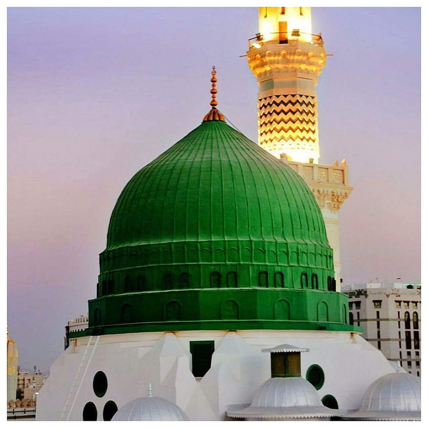 Bester Platz in Madina Sharif (Masjid Al Nabawi). HD-Handy-Hintergrundbild
